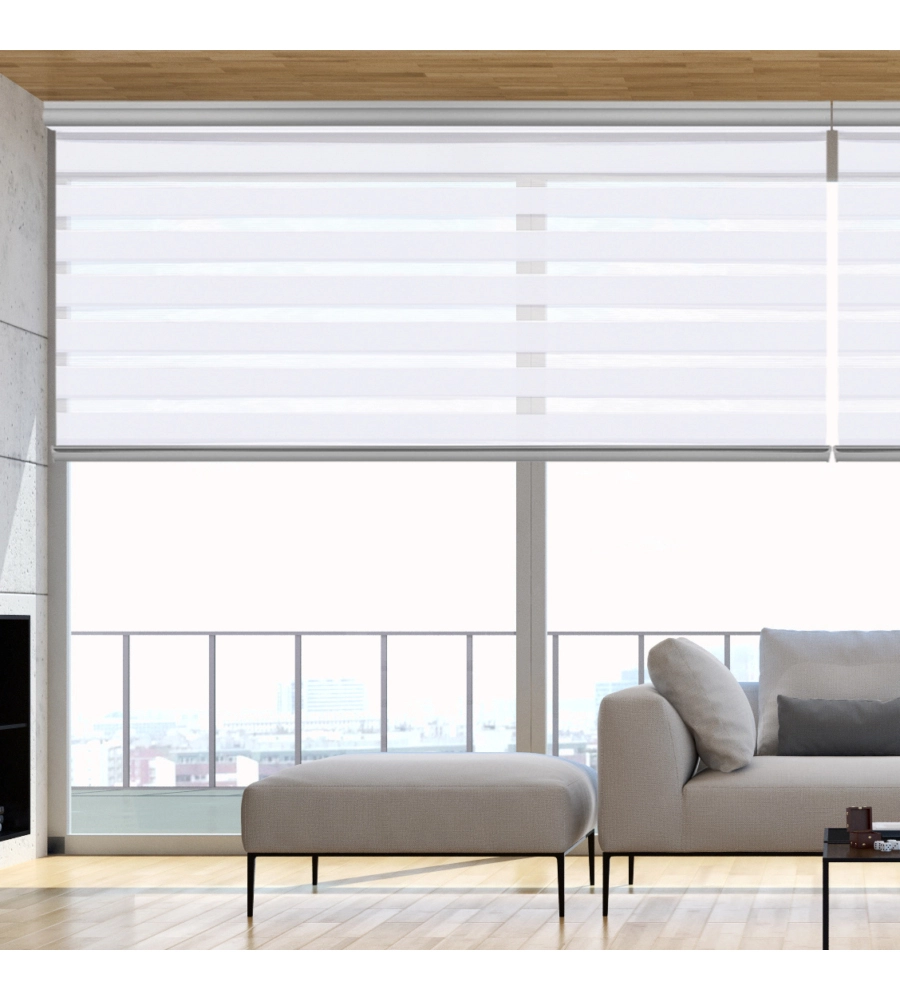 TENDA A RULLO DOPPIA "PLATINUM" BIANCO, 180X250 CM