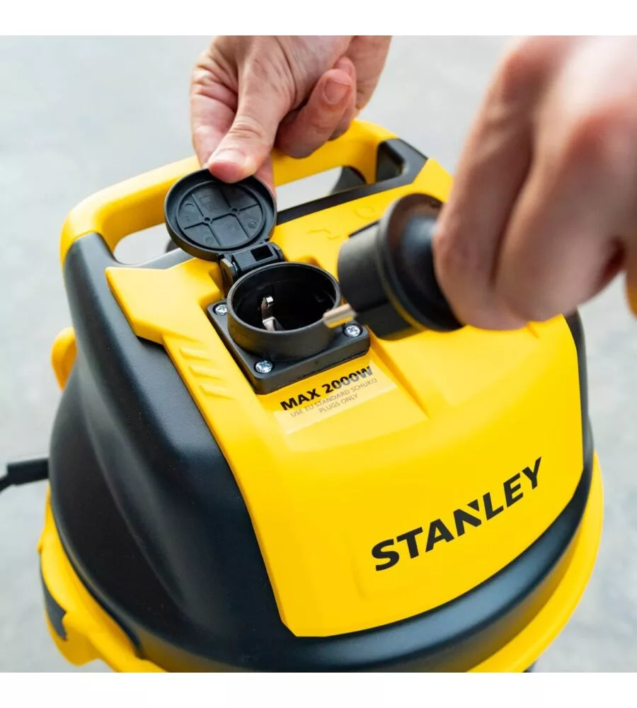 ASPIRATORE SOLIDI LIQUIDI ELETTRICO STANLEY "SXVC30XTDE" 1600W 30LT 36,5 L/S