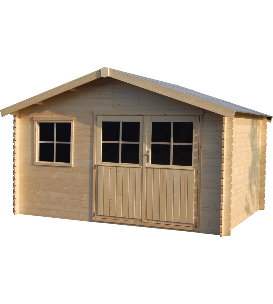 CASETTA IN LEGNO DA GIARDINO DECOR ET JARDIN "FLODALIEN" IN ABETE BIANCO NORDICO 419X302X244 CM