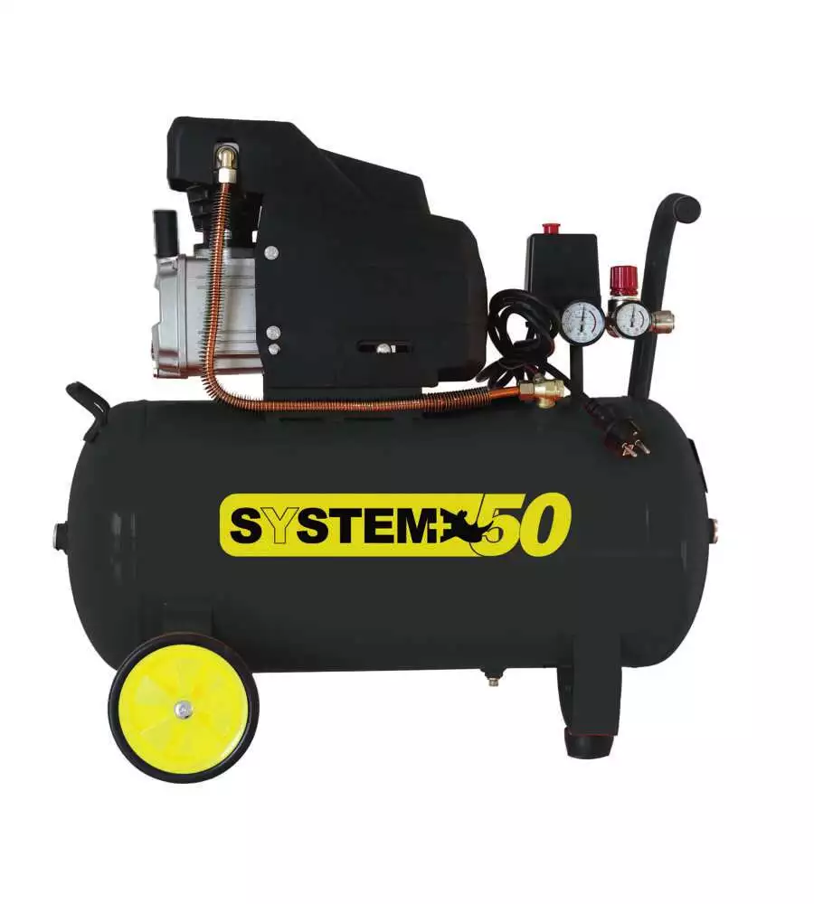COMPRESSORE ARIA LUBRIFICATO SYSTEM+ 50L 2,5HP - COD. SY013