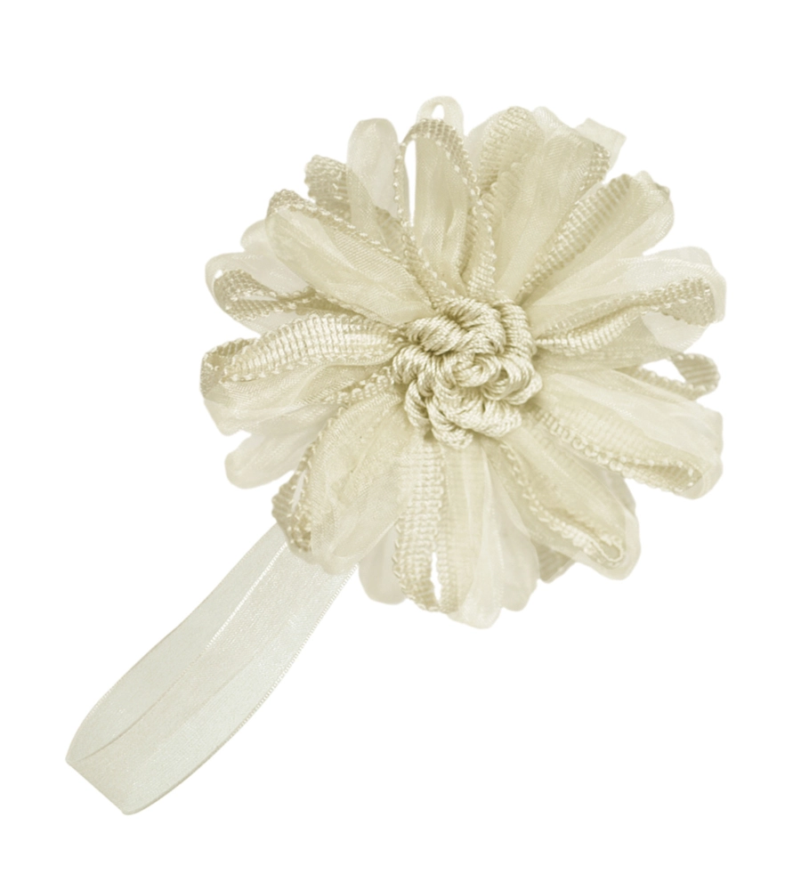 CALAMITA FIORE ORGANZA E NASTRO