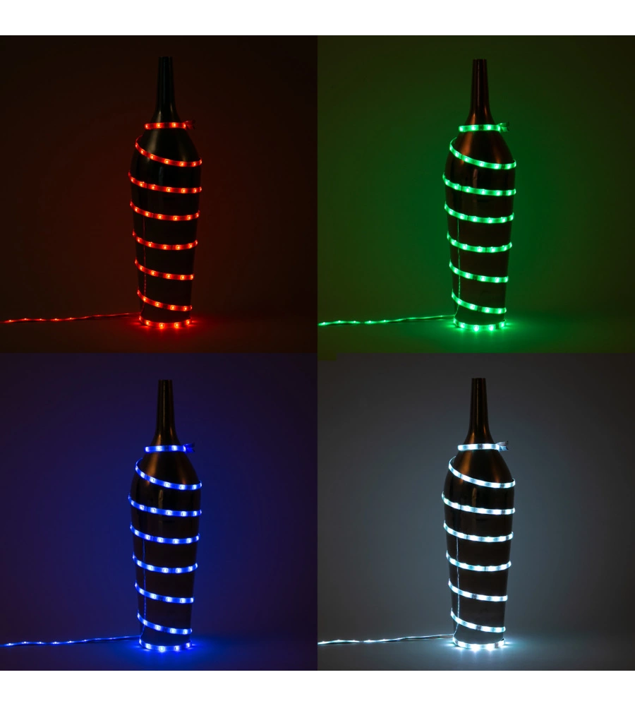 STRISCIA LED 3 MT CON TELECOMANDO, 12W