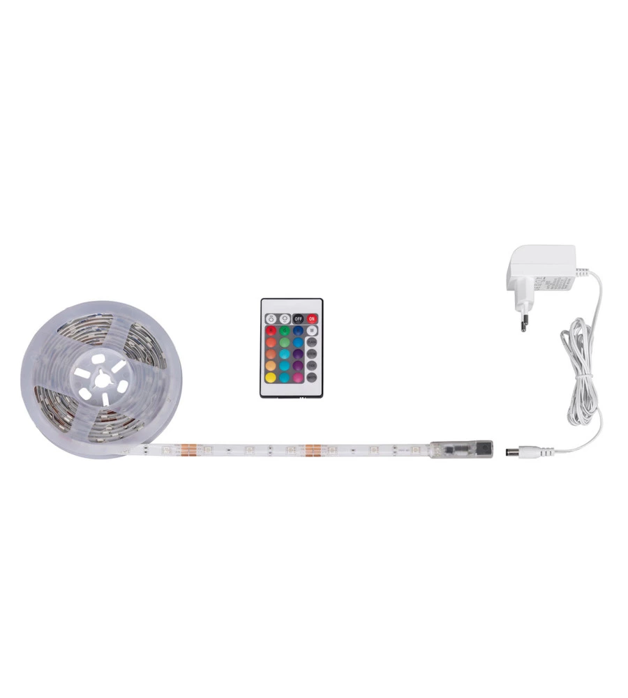 STRISCIA LED 3 MT CON TELECOMANDO, 12W