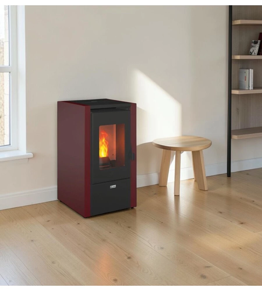 Stufa a pellet Canadian Stove "Nevada 7L" bordeaux 6,2 kW