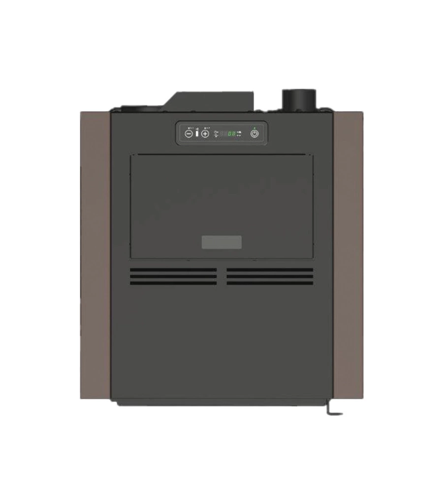 STUFA A PELLET CANADIAN STOVE "NEVADA 7" RUGGINE 6,2 KW.