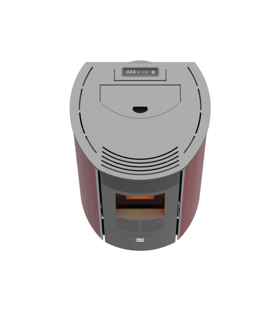 STUFA A PELLET CANADIAN STOVE "COLUMBIA 8" BORDEAUX 6,3 KW