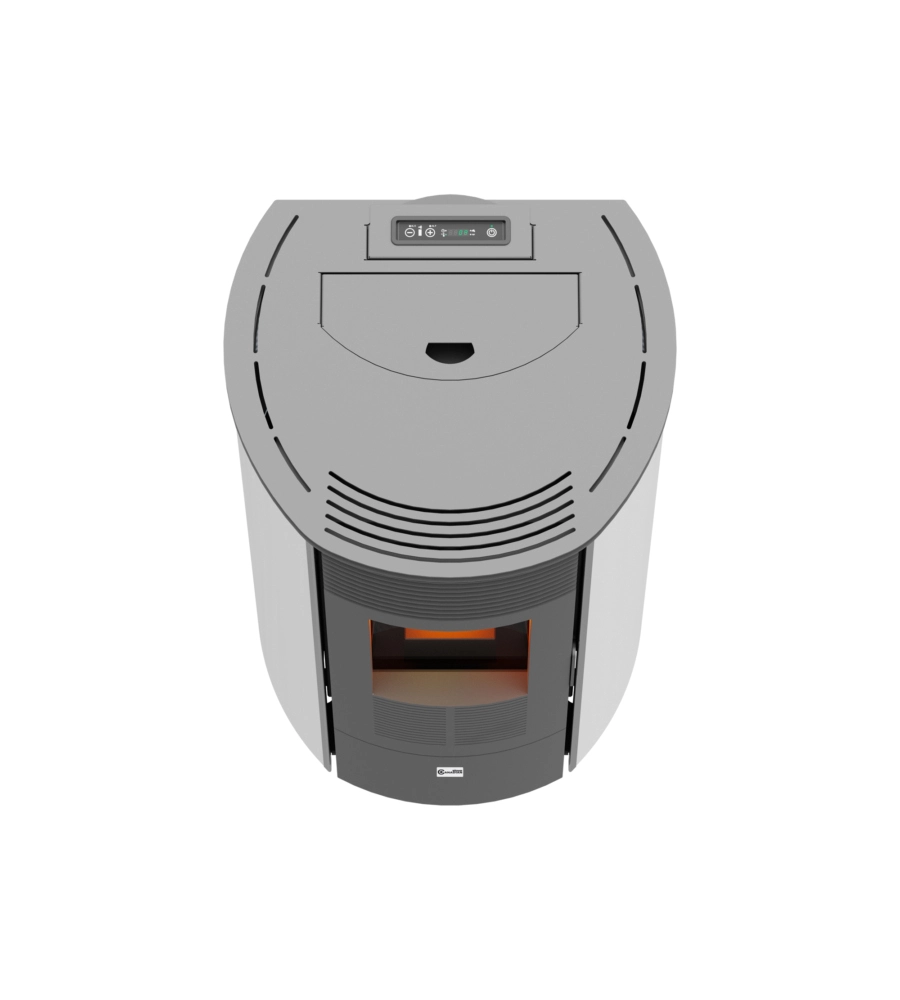 STUFA A PELLET CANADIAN STOVE "COLUMBIA 10" BIANCO 7,8 KW