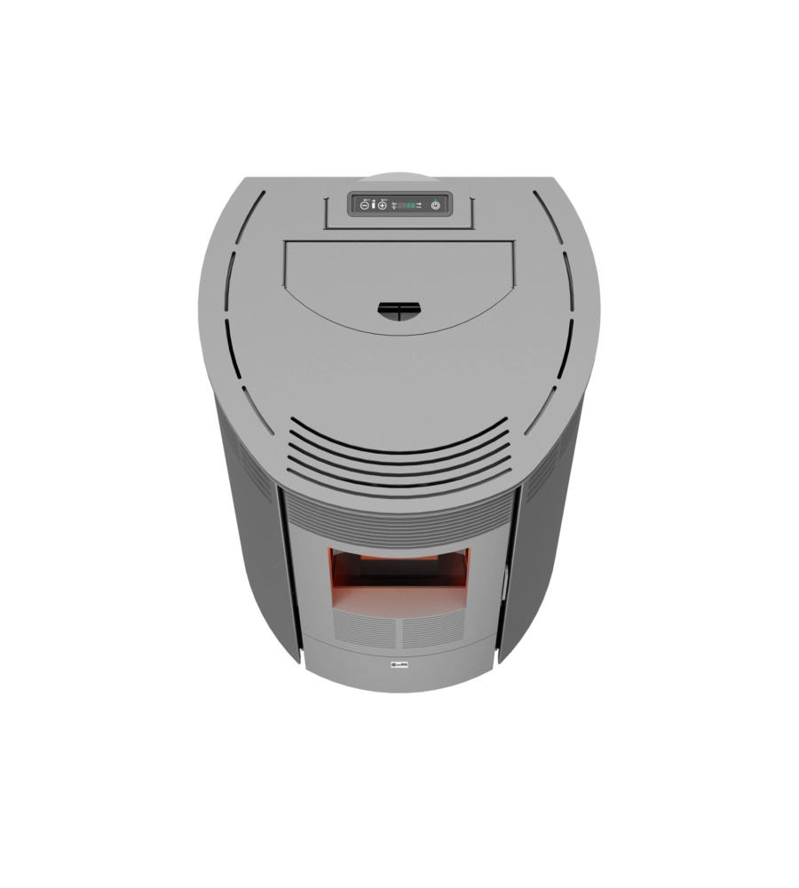 STUFA A PELLET CANADIAN STOVE "COLUMBIA 12" GRIGIO 8,7 KW