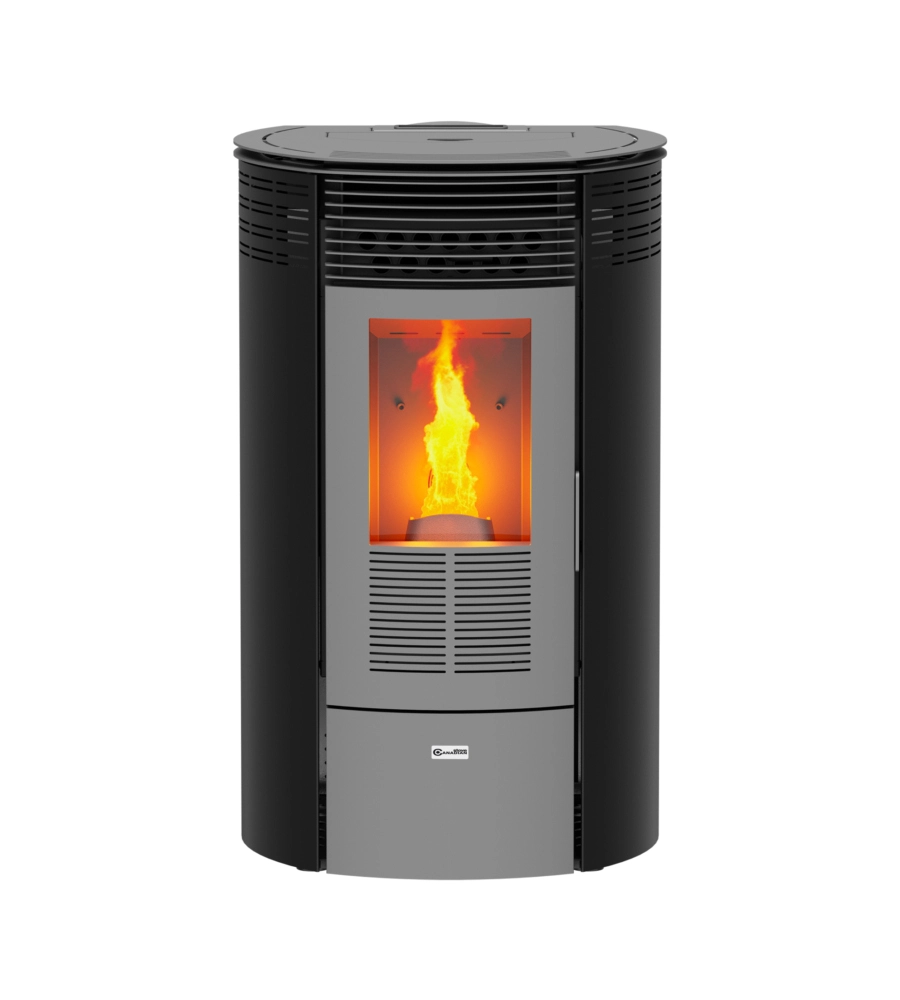 STUFA A PELLET CANADIAN STOVE "COLUMBIA 12" NERO 8,7 KW