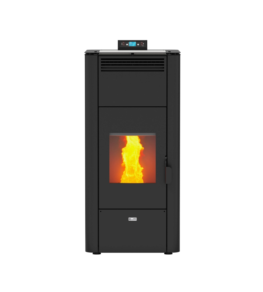 TERMOSTUFA A PELLET CANADIAN STOVE "IDRO CERAMIC 24" BIANCO 21,8 KW