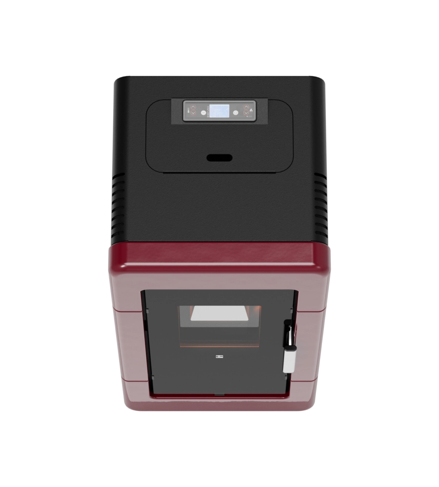 TERMOSTUFA A PELLET CANADIAN STOVE "IDRO CERAMIC 14" BORDEAUX 13,8 KW