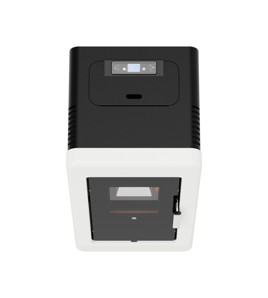 TERMOSTUFA A PELLET CANADIAN STOVE "IDRO CERAMIC 14" BIANCO 13,8 KW