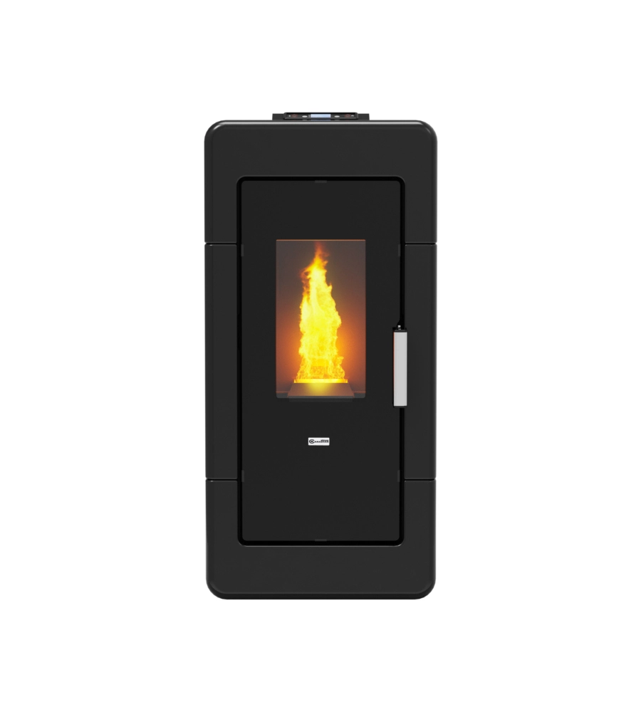 TERMOSTUFA A PELLET CANADIAN STOVE "IDRO CERAMIC 14" NERO 13,8 KW
