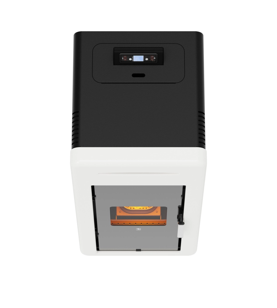 TERMOSTUFA A PELLET CANADIAN STOVE "IDRO CERAMIC 20" BIANCO 18 KW
