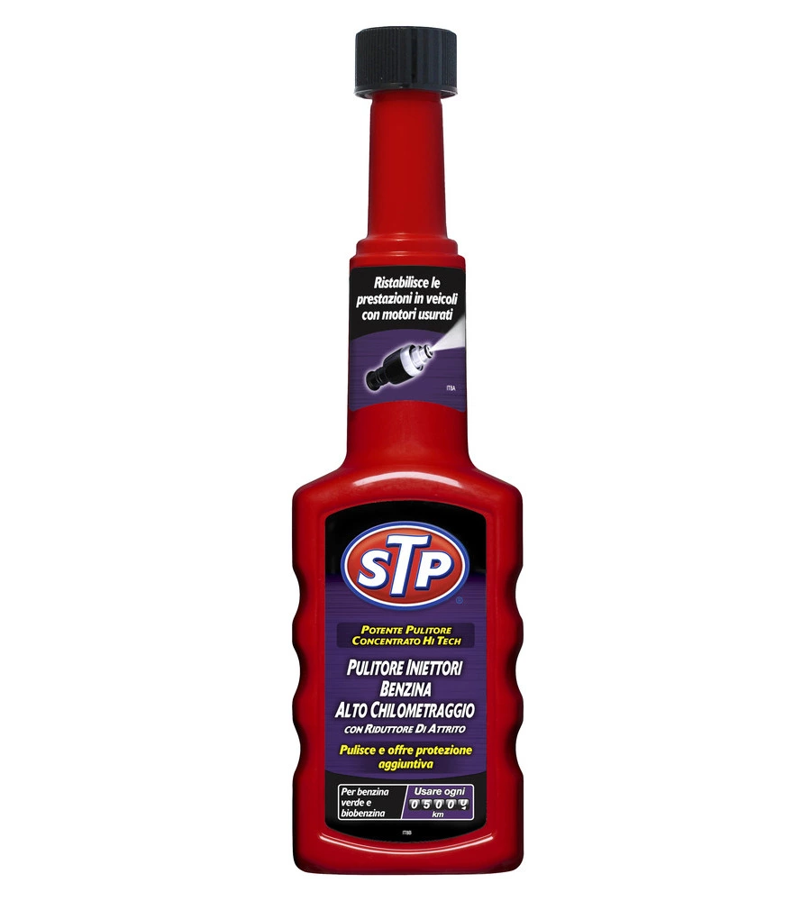 PULITORE INIETTORI AD ALTO KM BENZINA STP, 200 ML