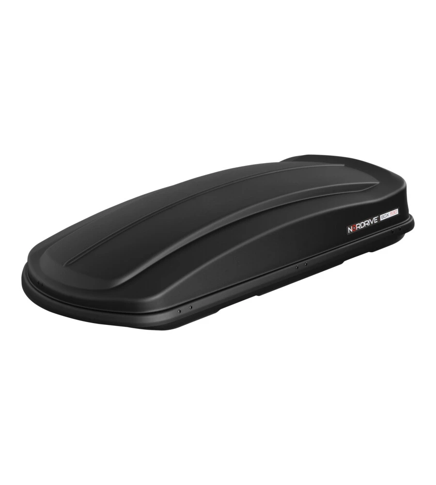 BOX TETTO PER AUTO 530 LITRI  IN ABS NERO GOFFRATO - N60019