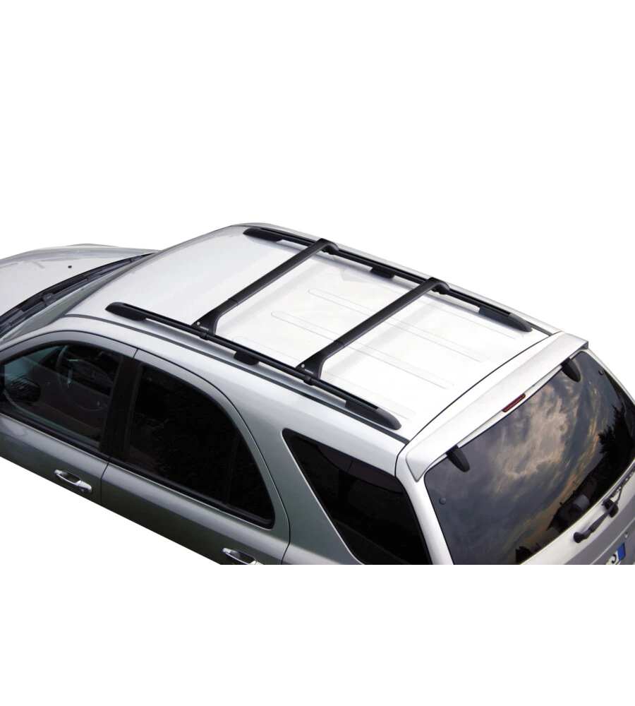 COPPIA BARRE PORTATUTTO SNAP-FIT STEEL TELESCOPICHE IN ACCIAIO - MIS. 1 - 80÷111 CM  N15010