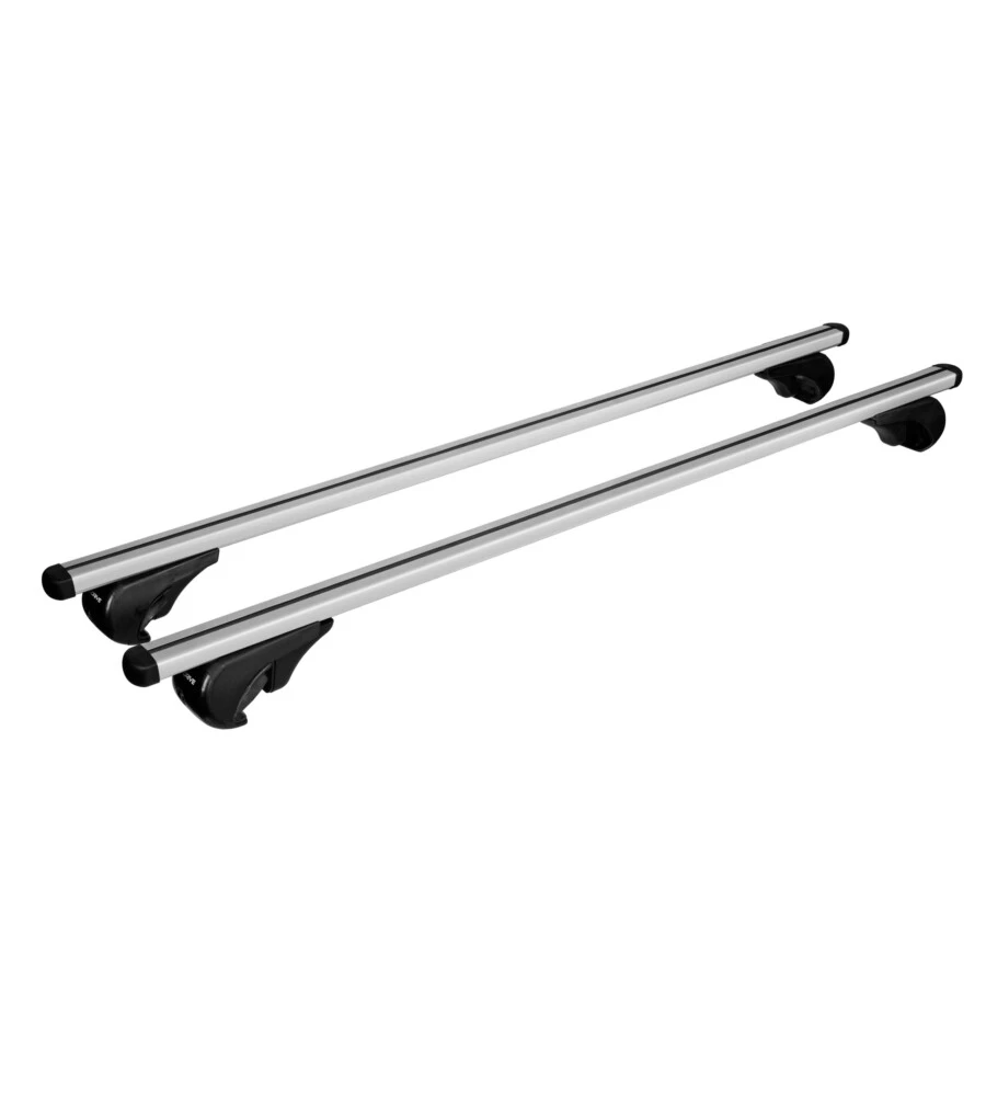 COPPIA BARRE PORTATUTTO IN ALLUMINIO YURO - L - 127 CM  N15046