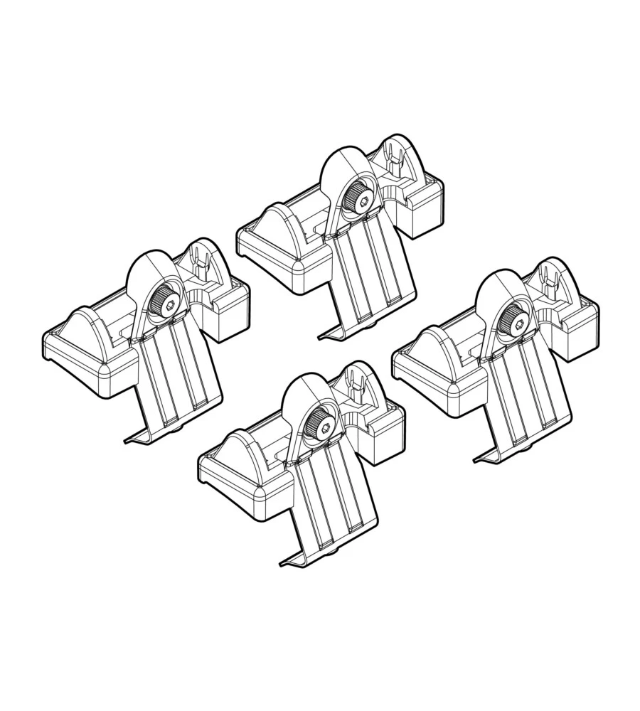 KIT ATTACCHI PER BARRE AUTO PORTATUTTO ALFA 147     10/0003/11  N21017