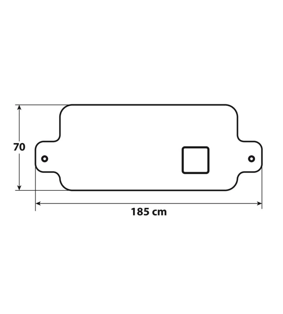 TELO ANTIBRINA PER PARABREZZA LAMPA "NO FROST", 185X70 CM - 66851