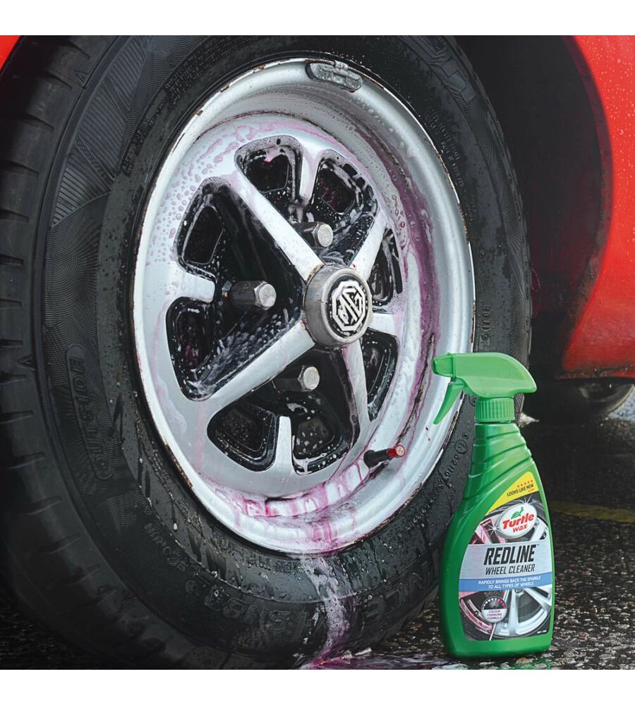 Detergente per cerchi e pneumatici TurtleWax "Redline" 500ml