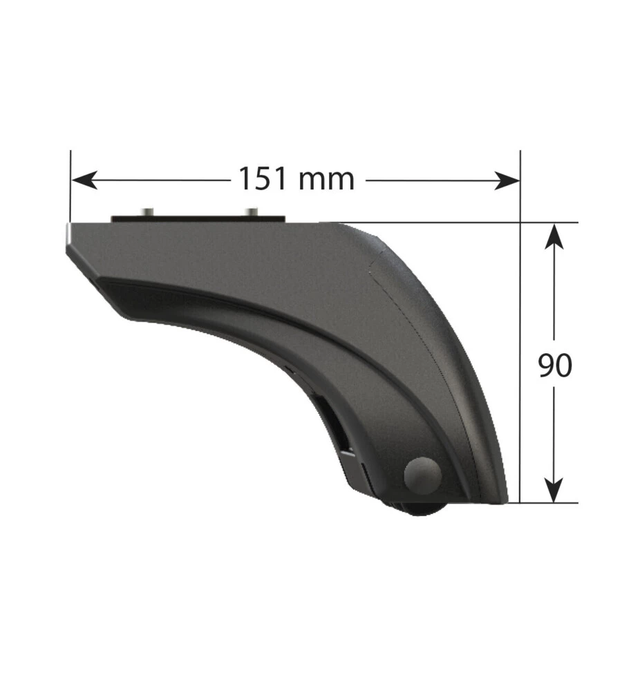 SET PIEDI PER BARRE EVOS NORDRIVE  N20001