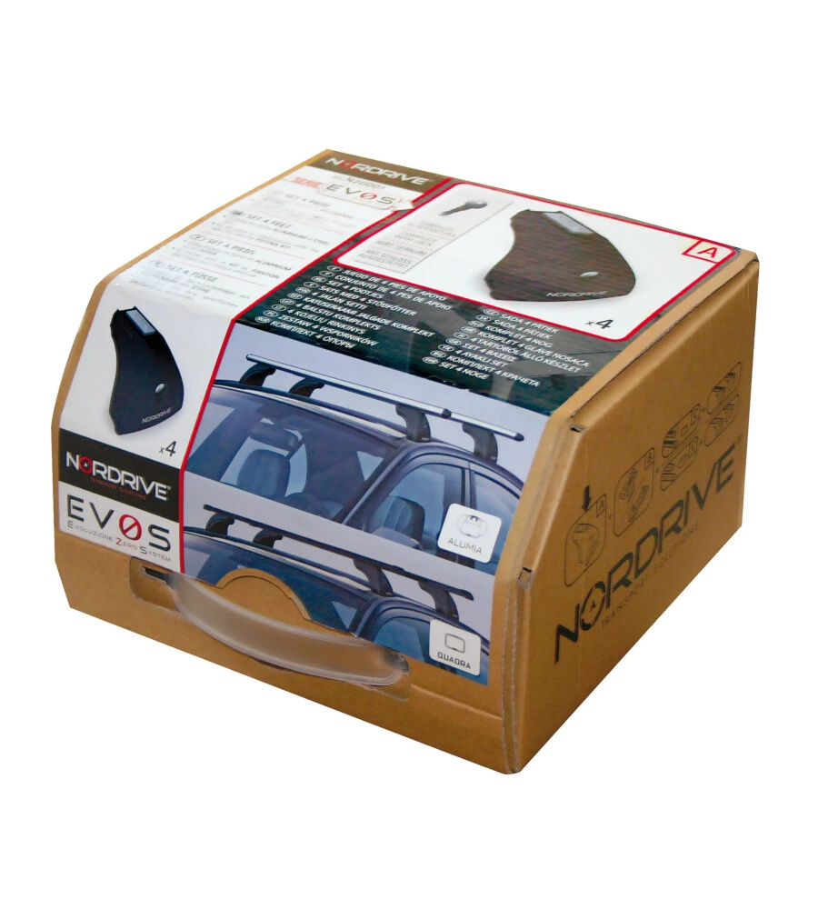 SET PIEDI PER BARRE EVOS NORDRIVE  N20001