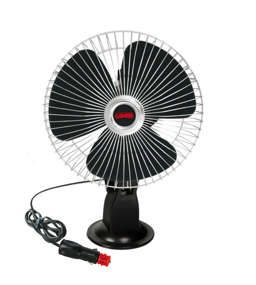 Ventilatore  con ventosa per auto lampa "Chrome Fan" 16W