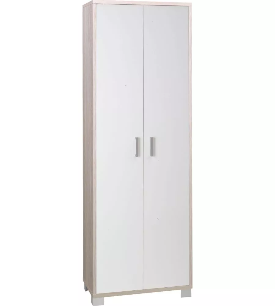 MOBILE 2 ANTE OLMO E BIANCO, 63X183X34 CM