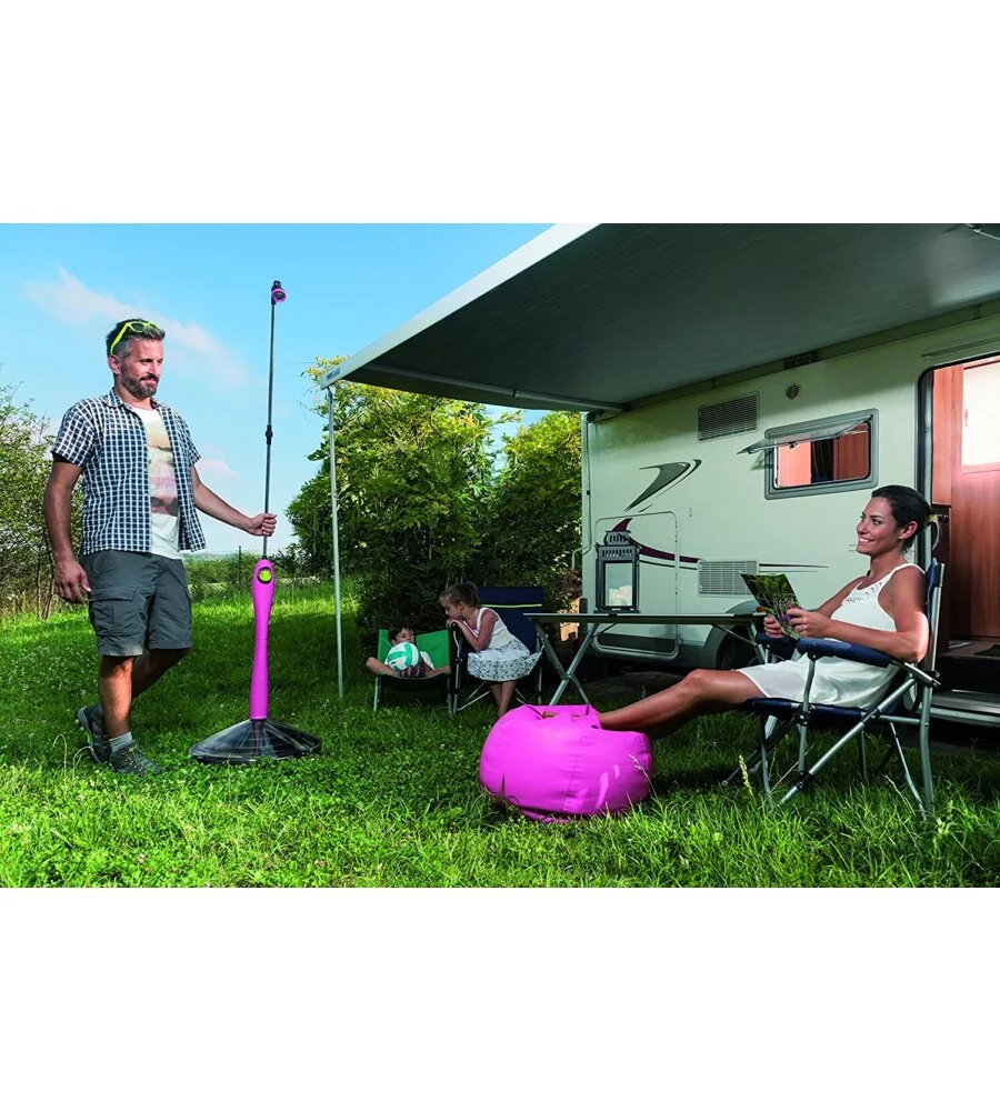 DOCCIA SOLARE SUNNY STYLE CON ACQUA CALDA DA ESTERNO - FUCSIA