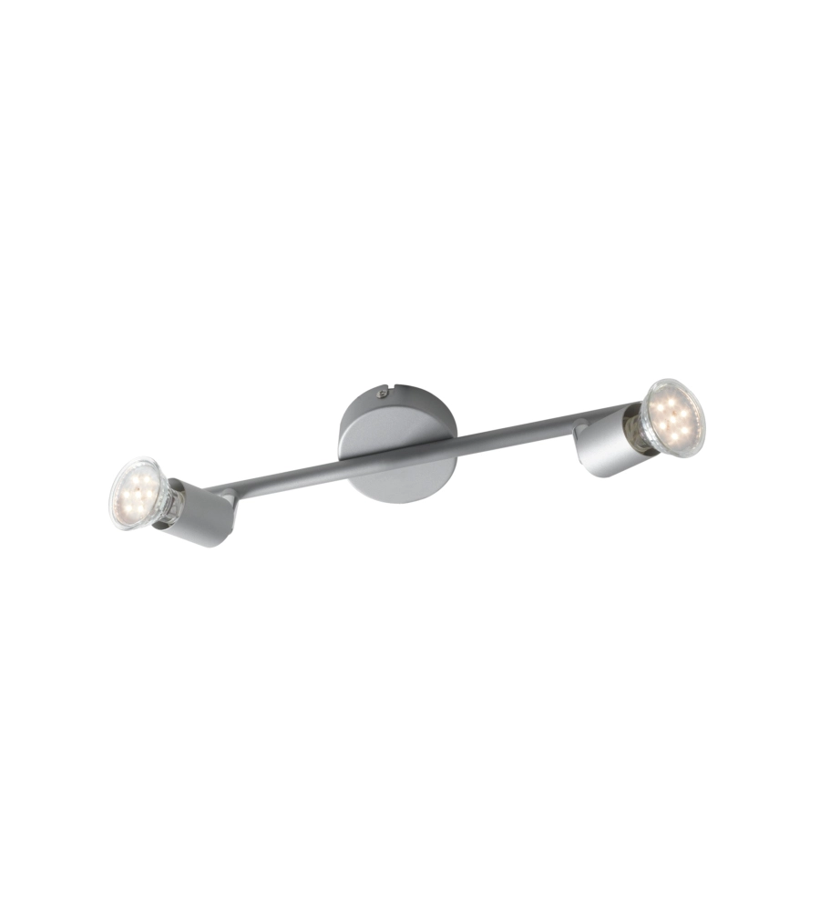 SPOT COOPER 2 LED SILVER