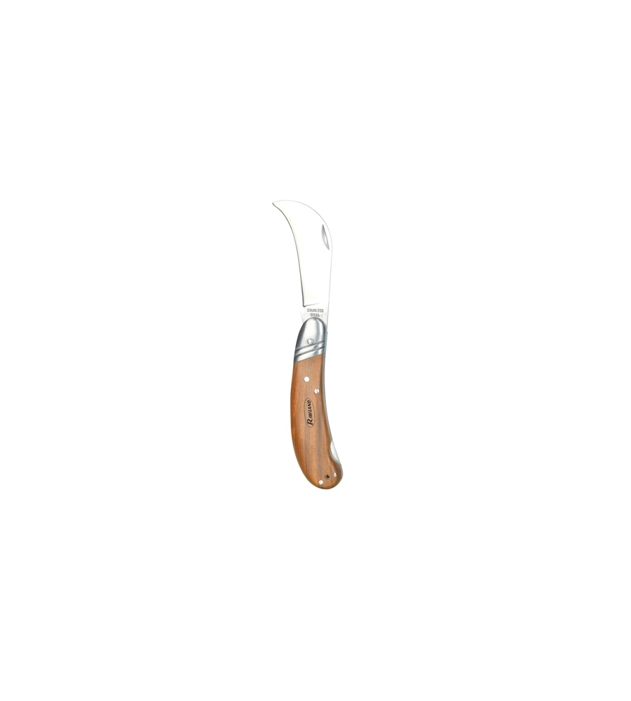 COLTELLO INOX A LAMA CURVA - RIBIMEX.