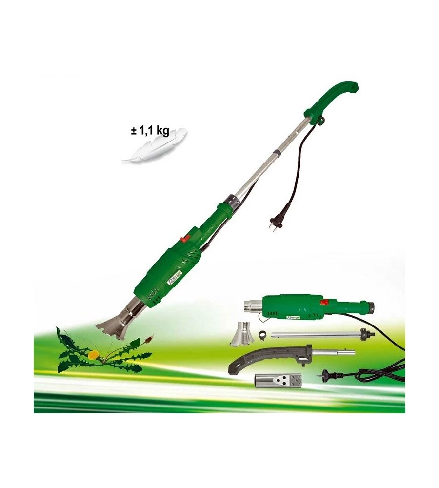 BRUCIATORE DISERBATORE ELETTRICO 2000 W  600 °C PER ERBACCE - RIBIMEX.