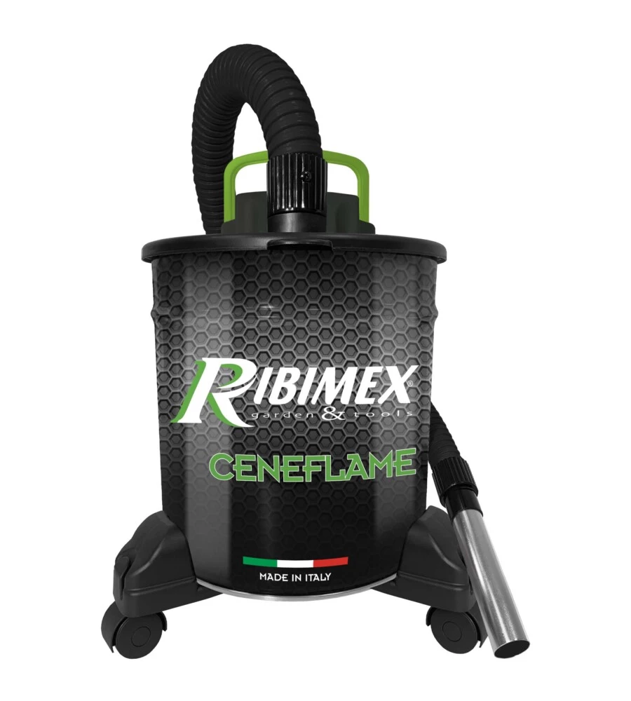ASPIRACENENERE ELETTRICO "CENEFLAME" - 1200 W 18 L - RIBIMEX