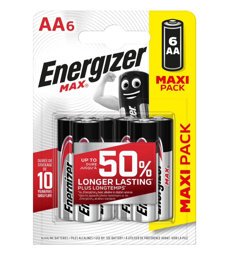 ENERGIZER Max AA BP6 Maxipack