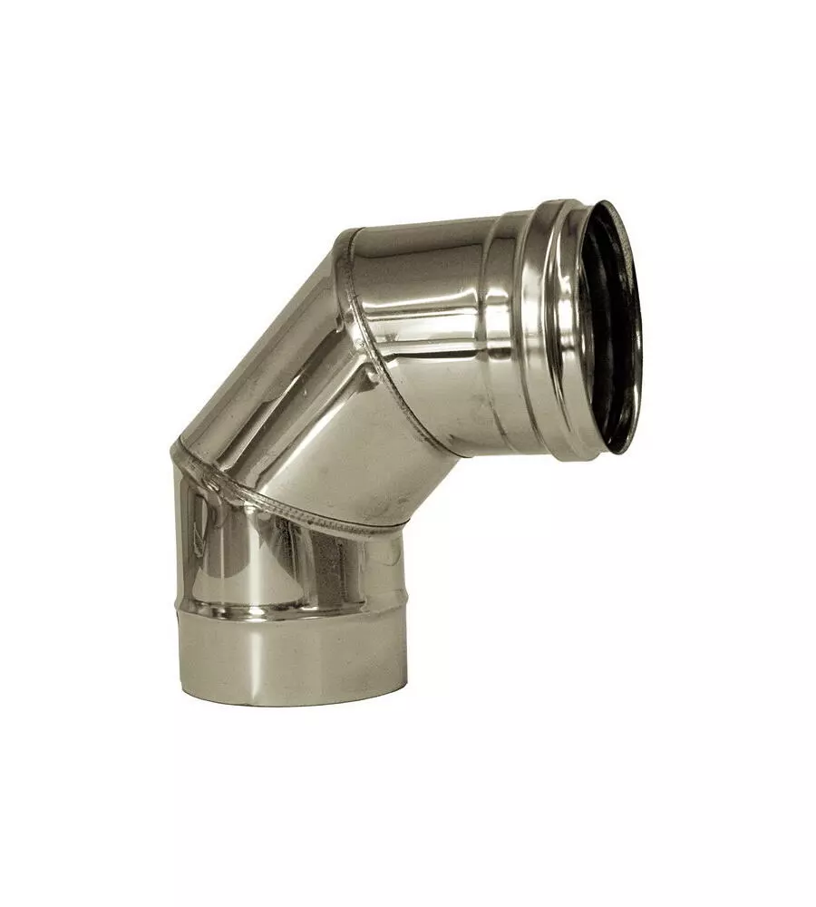 TUBO CURVA 90°, D 80 MM