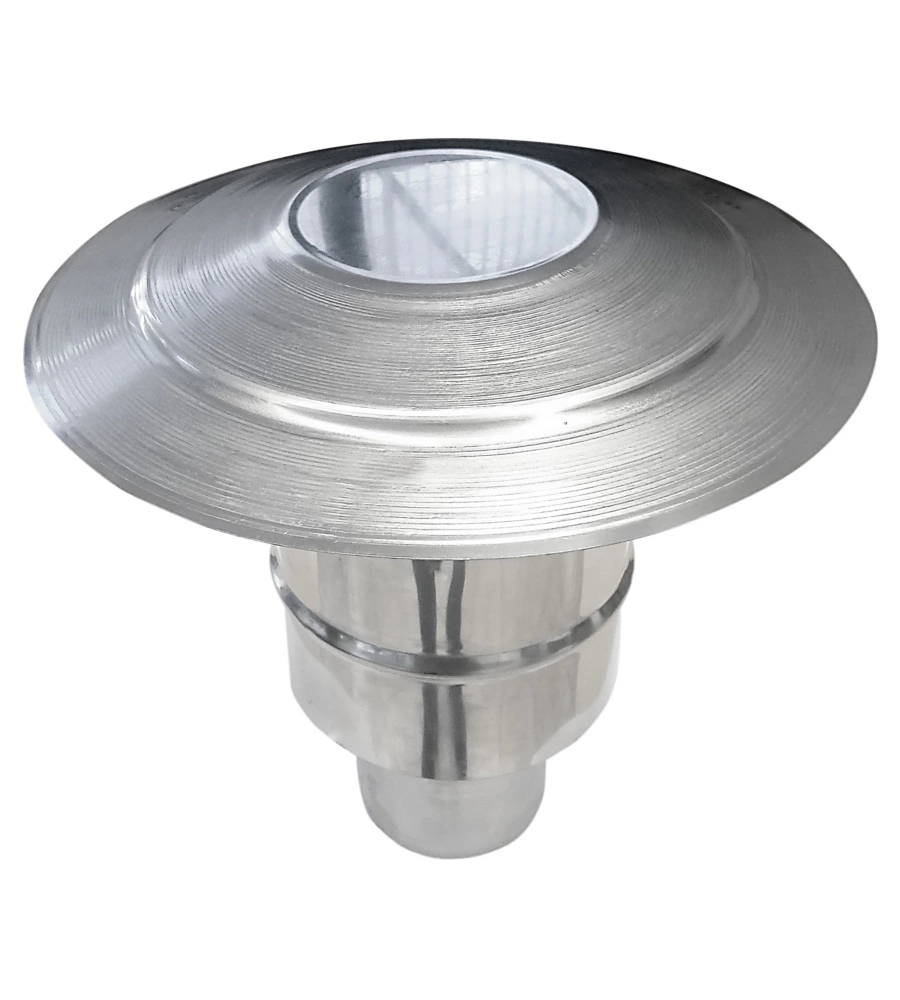 TUBO CAPPELLO CINESE ANTIVENTO INOX, D 100 MM