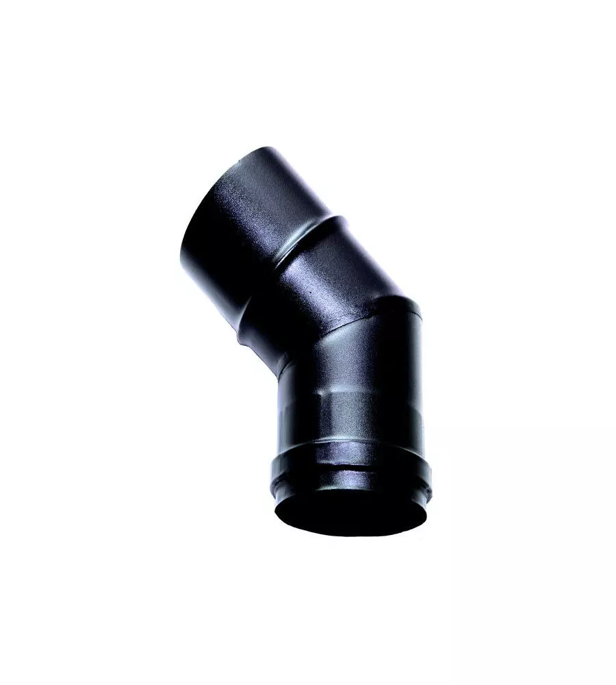 TUBO CURVA 45° DN 100 NERO SMALTATO