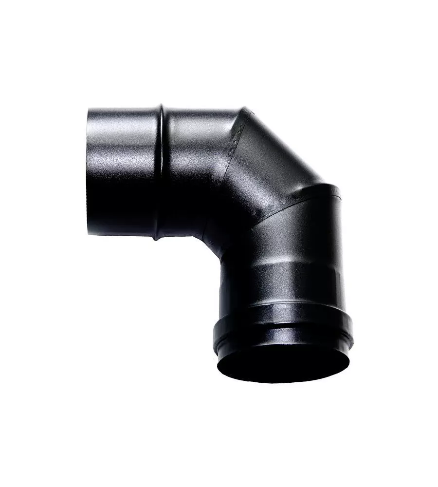 TUBO CURVA 90° DN 100 NERO SMALTATO