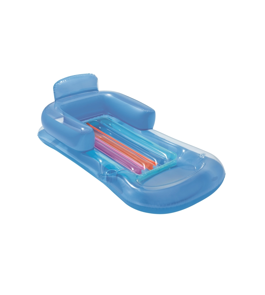 POLTRONA GONFIABILE CON SCHIENALE E PORTA BICCHIERE PER PISCINA BESTWAY 164X84 CM - COD. 43028