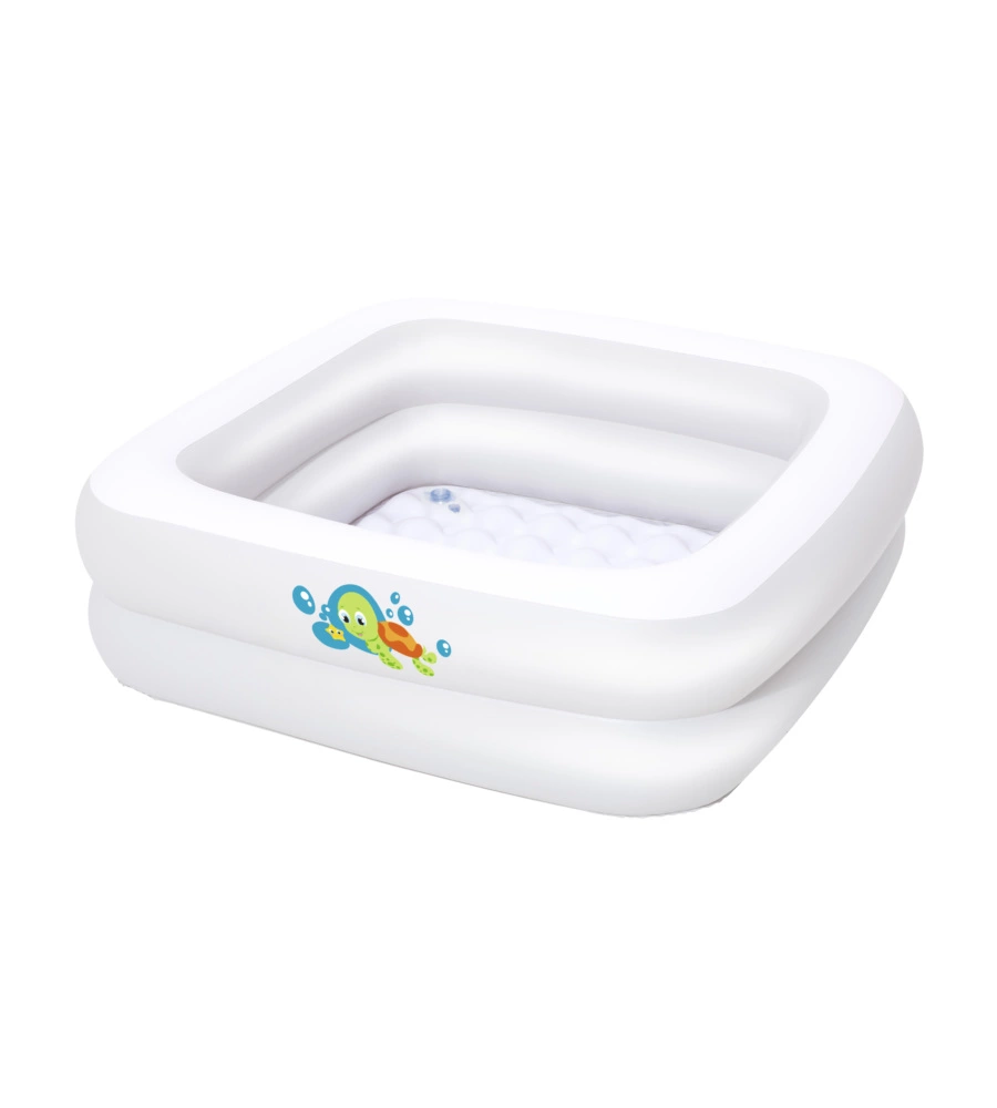 PISCINA GONFIABILE QUADRATA PER BAMBINI BESTWAY "BAGNETTO BABY" 86X86X25 CM - COD. 51116