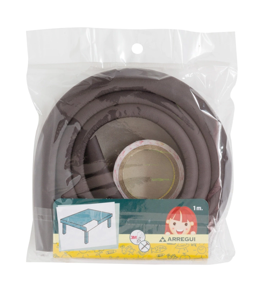 PROTEGGI ANGOLI IN ROTOLO, COLORE MARRONE L. 1 MT..