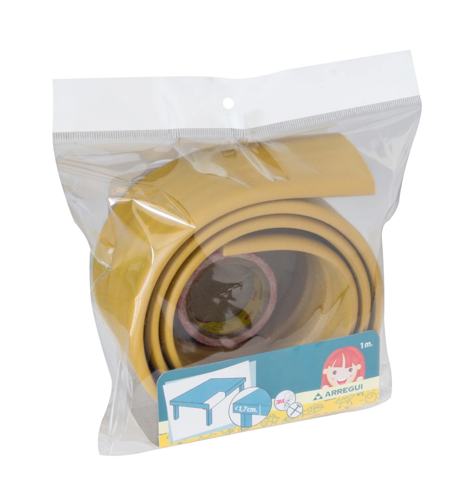 PROTEGGI ANGOLI IN ROTOLO, COLORE MARRONE L. 1 MT..