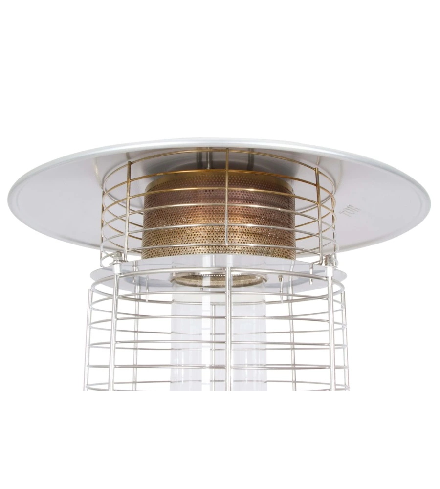 FUNGO RISCALDANTE DA ESTERNO A GAS GPL QLIMA "PATIO HEATER" NERO 11.000 W