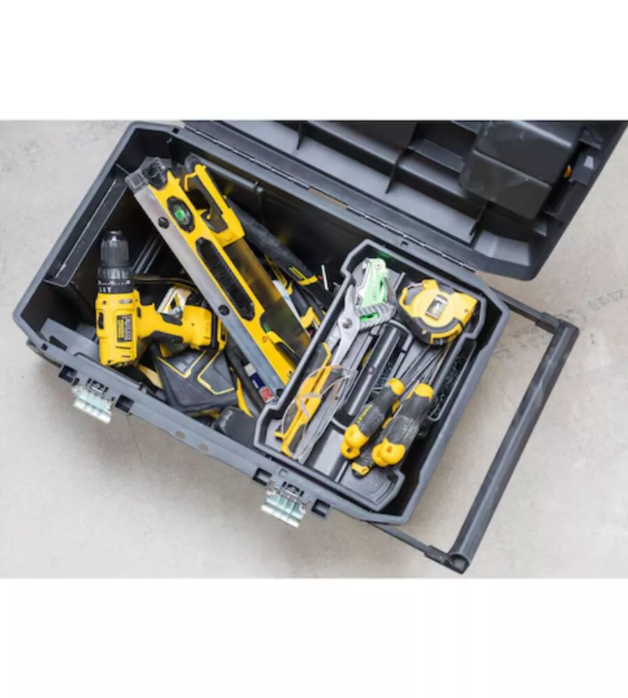 CASSETTA PORTA UTENSILI STANLEY "ESSENTIAL" CON RUOTE, 66,5X34,4X40,4 CM