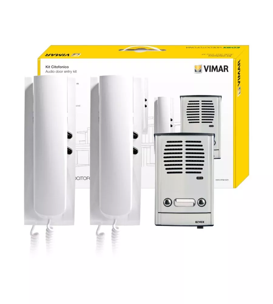 Kit citofonico Vimar bianco