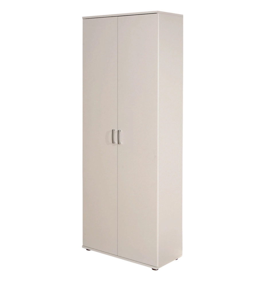 ARMADIO 2 ANTE BATTENTI BIANCO 70X189X34 CM