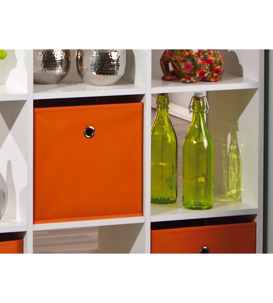 LIBRERIA "CABOTO" CON 9 SCOMPARTI, 104,5X109X33 CM