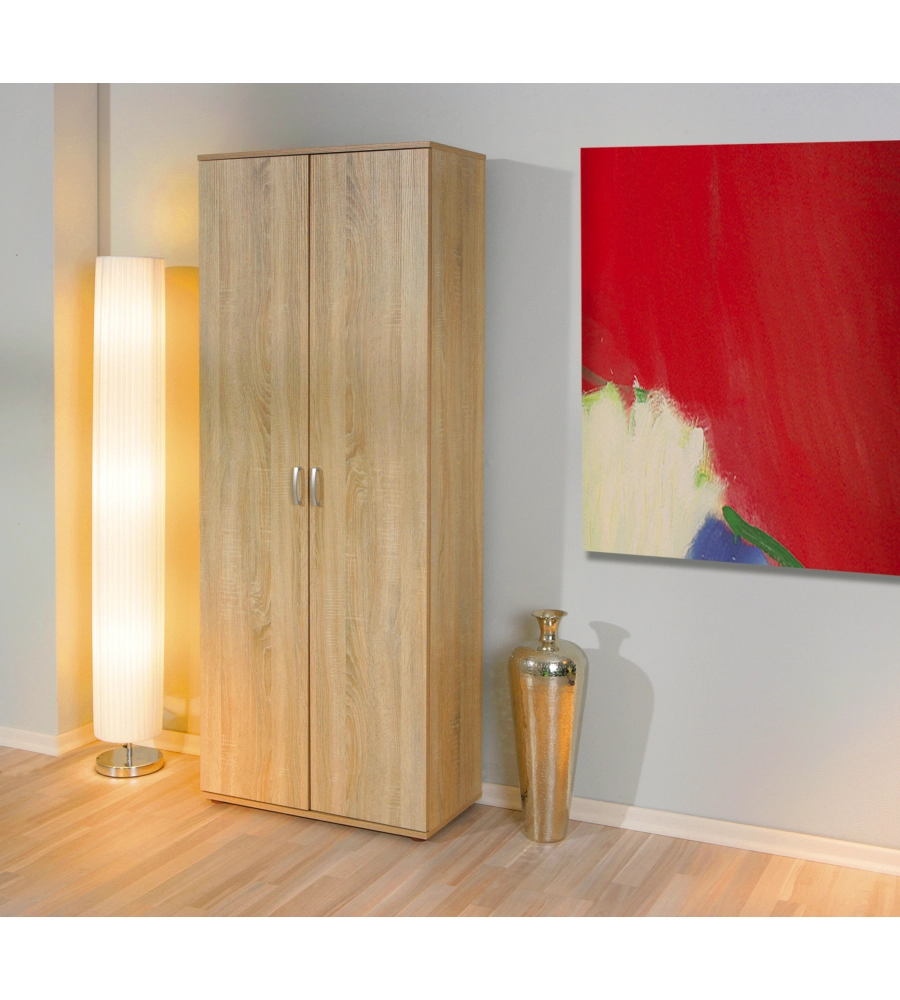 ARMADIO 2 ANTE ROVERE, 70X34X189 CM