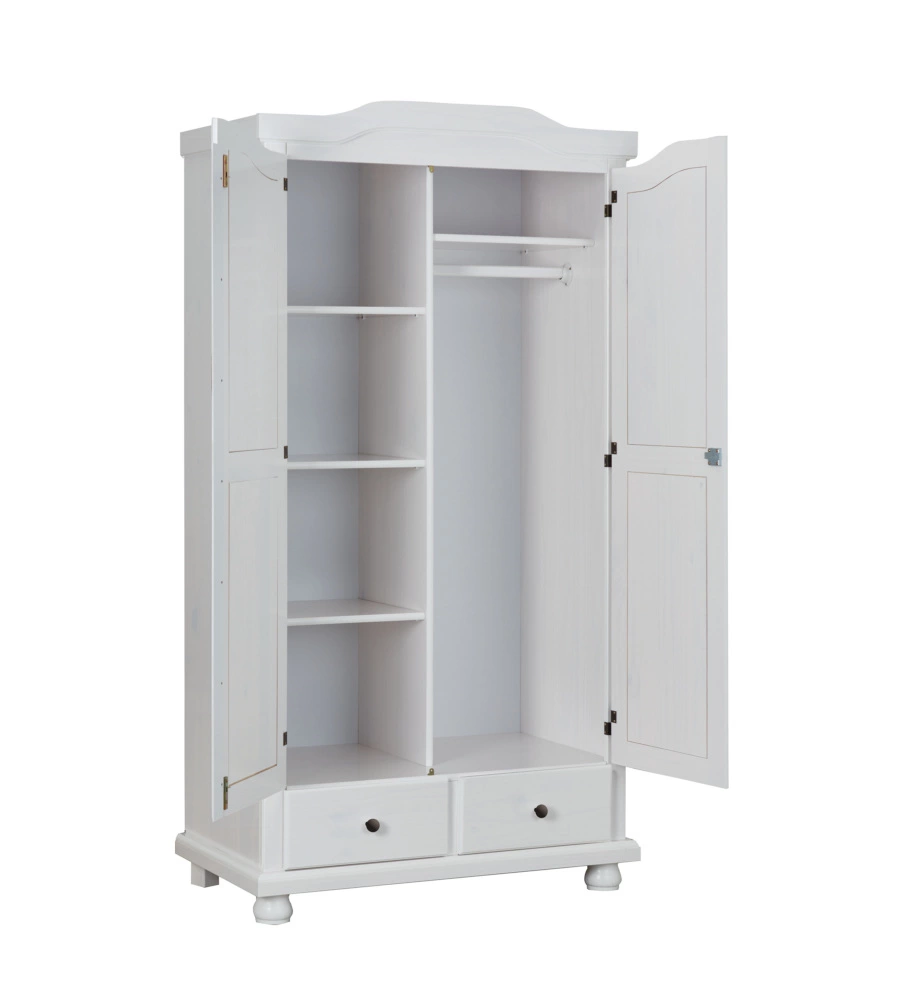 ARMADIO 2 ANTE+ 2 CASSETTI 104X56X200H
